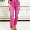 Buttercup Babe By Saige Denim - Flare Capri Jeans