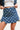 Clock Work Floral Skort - Indigo