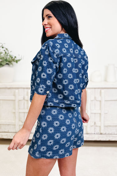 Clock Work Floral Jacket