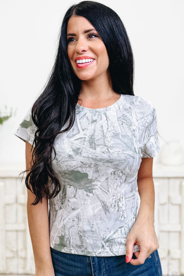 Hardly Seen You Camo Top - 3 Colors!