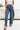 Lady Lovely Leopard Pants - Blue Denim