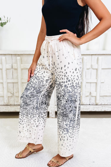 Fiercely Wild Rose Leopard Pants