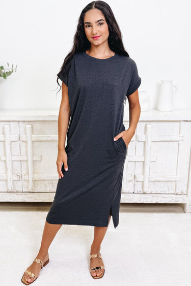 Let's Keep It Comfy Dress - 6 Colors!