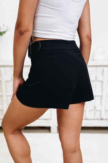 Boots & Buckles Skort - Black