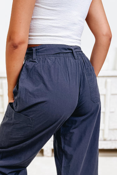 Tailored & Tapered Utility Pants - Midnight