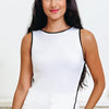 On Repeat Side Button Tank Top