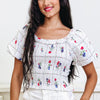 Fair & Square Floral Top