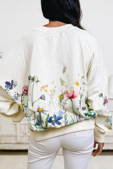 The Nature Of It Floral Pullover