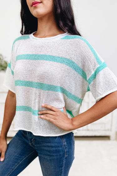 Bright & Airy Stripe Top