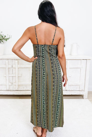 With The Wind Slit Dress - 2 Colors!
