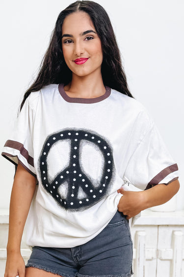 Pretty In Peace Graphic Tee - 2 Colors!