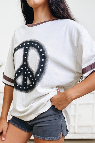 Pretty In Peace Graphic Tee - 2 Colors!