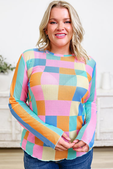 Color Blocks Top - 2 Colors!