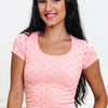 Fit & Eyelet Tee - 3 Colors!