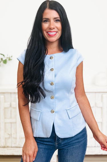 Personal Love Button Down Top - 4 Colors!