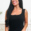 Splitsville Scoop Button Down Tank Top - 5 Colors!