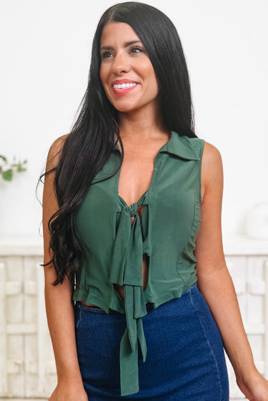 Tied Just Right Tank Top - 3 Colors!