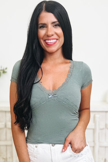 Love Knot Lace Top - 3 Colors!