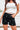 Sun Daze On By Risen - Daisy Denim Shorts - Black