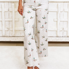Duck Duck Groove Mallard Print Wide Leg Pants - Ivory
