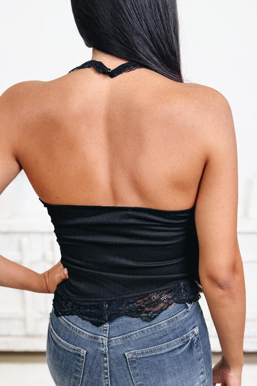Birch Lane Lace Halter Top - 2 Colors!