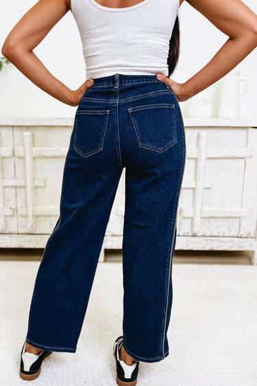 Keep It Sleek By Saige Denim - Barrel Jeans