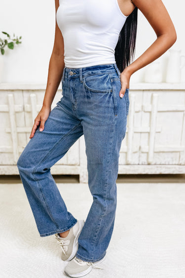 Meet Me Downtown By Zenana - Straight Jeans