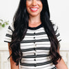 Clean Line Shine Button Down Top