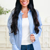 Business In The Front Button Down Top