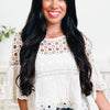 Gold Hearted Crochet Top