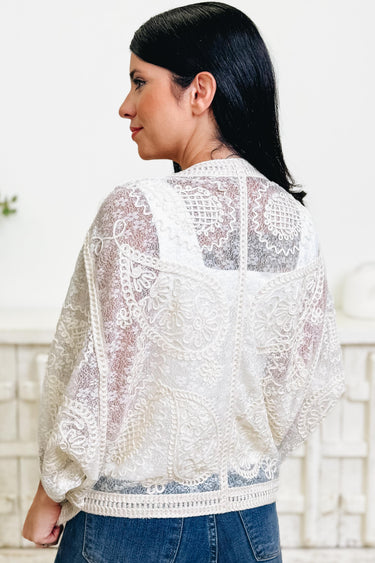 Wing Woman Crochet Cardigan