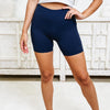 Smooth Groove Biker Shorts - Navy