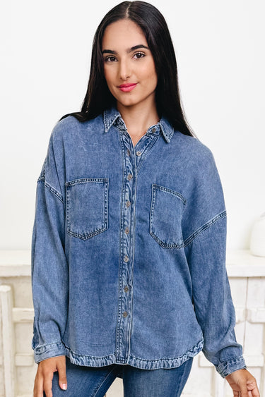 Keep It Coming Button Down Top