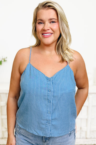 Keep It You & Blue Tank Top