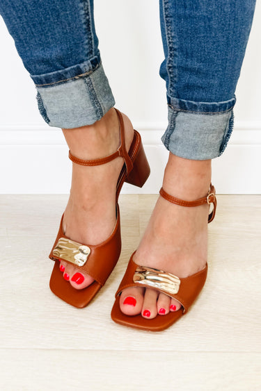 Kade Ornament Heels - Tan