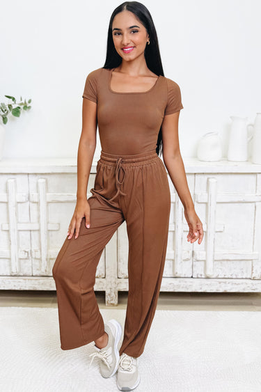 It's A Solid 2 pc Pants Set - 2 Colors!