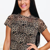 Wild Resolution Leopard Mesh Top