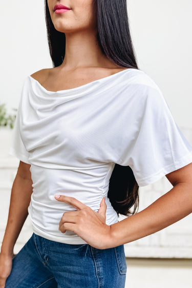 The Bold Shoulder Top - 2 Colors!