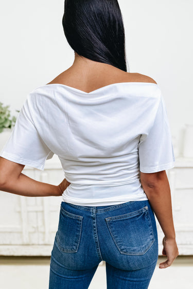 The Bold Shoulder Top - 2 Colors!