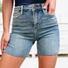 Make Your Mark By Judy Blue - Vintage Side Slit Shorts - Medium