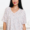 Rest Assured Floral Ribbed Top