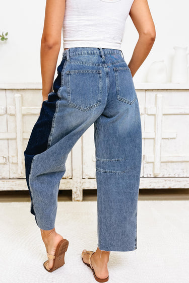 Timelessly Yours Barrel Pants - Denim