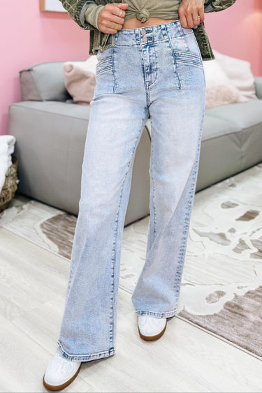 Prime Time by The Denim BAR  - Wide Leg Jeans - 3 Inseams