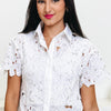 Cut Out To Bloom Floral Lace Top