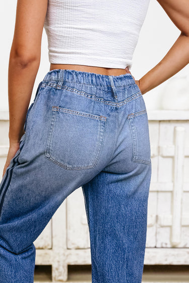 Flow & Roll Joggers - Medium Denim
