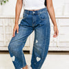 Celestial Lover Barrel Jeans - Denim