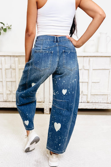 Celestial Lover Barrel Jeans - Denim