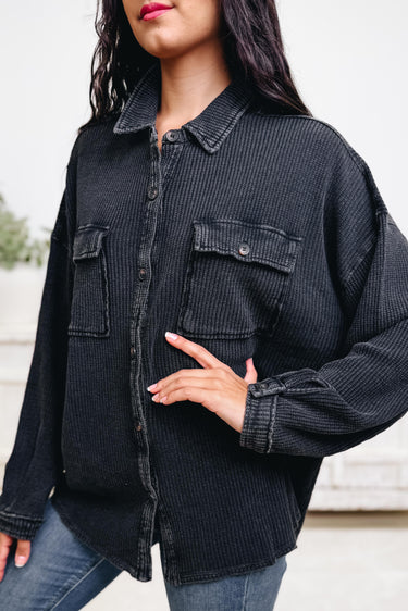 The Best Waffle Shacket - 7 Colors!