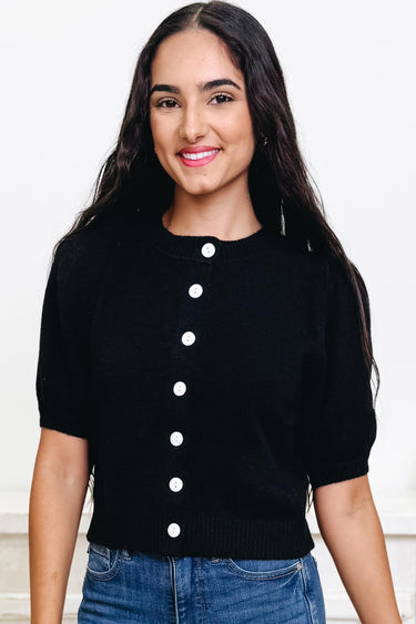Callie Que Short Sleeve Cardigan - 5 Colors!