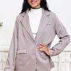 High Class Pin Striped Blazer - 2 Colors!